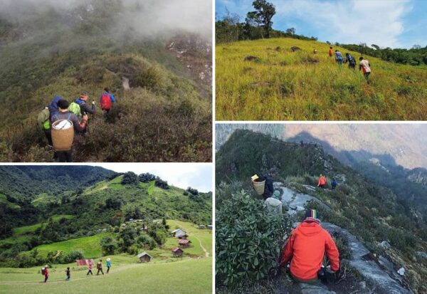 Lịch trình bắt đầu trekking