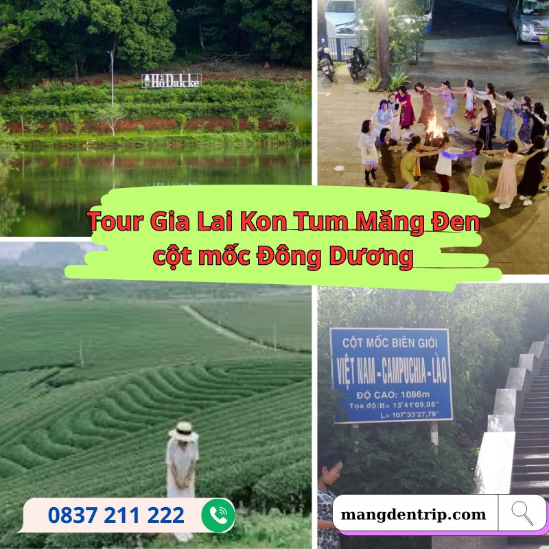 Tour Gia Lai Kon Tum Măng Đen Cột Mốc Đông Dương