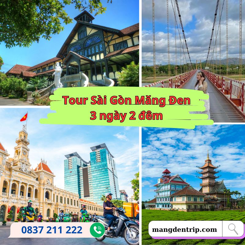 Tour Sài Gòn Măng Đen 3 ngày 2 đêm