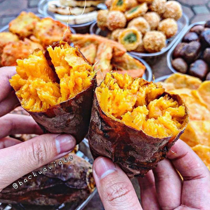 Quầy đồ ăn Chợ Đêm Đà Lạt